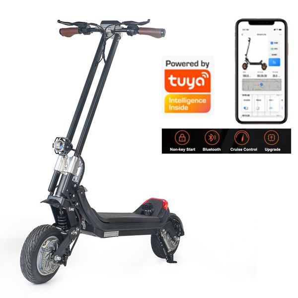 Motor 1200W E Scooter, Scooter électrique 60 km, 48V 20AH Pliage 11 