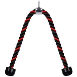 120150 cm Heavy Duty Tricep Rope trek de fitnesskabelbevestiging biceps biceps triceps terug spieroefenaar gecoat nylon 240402