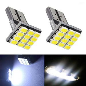 1206 Voiture Wedge Blanc LED DC 12V Canbus Aucune Erreur Décodeur Lumières Externes Plaque D'immatriculation Coin Lampe De Secours