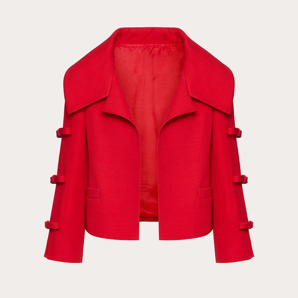 1206 XXL 2023 Milan piste manteau automne marque même Style manteau revers cou rouge haute qualité à manches longues femmes vêtements OULAID