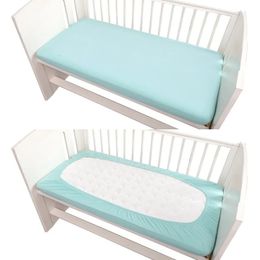 12060 cm Baby Hoeslakens Katoen Sterren Dieren Wieg Matras kinderen Bed Cover Voor geboren Wieg Wieg Laken beddengoed 240106