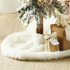 1209080cm tapis tapis sous l'arbre de noël noël navidad année décorations pour la maison arbre de noël jupe couverture de base 220815