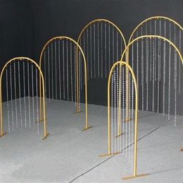 120cm 180cm hoog 5 stuks setclear acryl decoratie bloemen boog bruiloft pijlers bruiloft achtergrond stand voor loopbrug stand senyu01284T