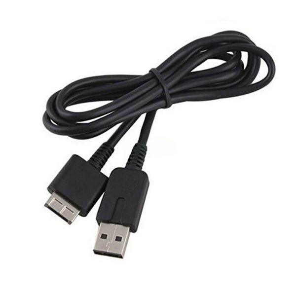 Cable cargador USB 2 en 1 de 120cm, Cable de sincronización de datos de transferencia de carga, Cable adaptador de corriente para Sony PSV 1000 Psvita PS Vita