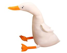 120 cm Kawaii Big White Goose Peluche Jouets Animaux En Peluche Doux Peluche Mignon Oreiller De Couchage Coussin Cadeaux pour Filles Enfants Decor7747935