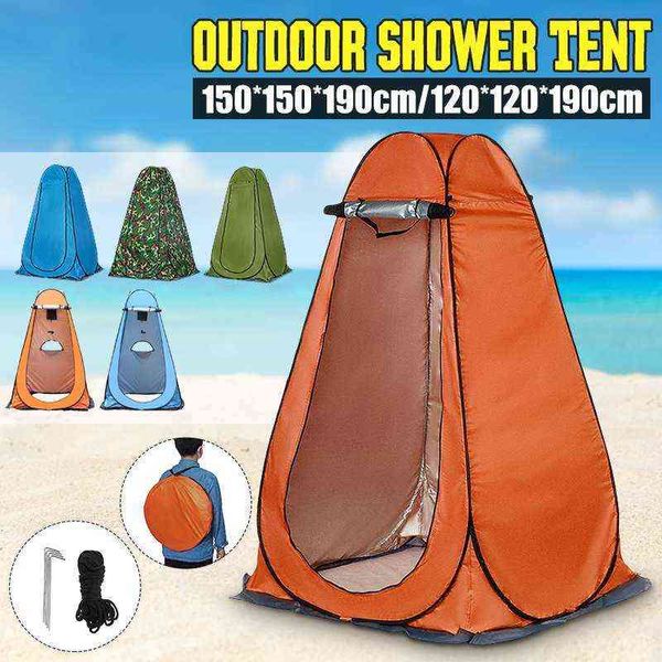 120CM Portable Confidentialité Douche Toilette Camping Up Tente Camouflage Chambre Tente Photographie Dressing Changer En Plein Air H220419