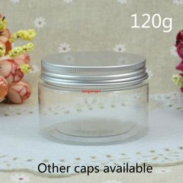 120G Clear Plastic Jar Lege Cosmetische Crème Container Hervulbare Body Lotion Tea Candy Cookies Storage Fles Gratis VerzendingGratis verzending