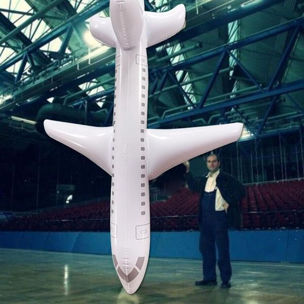 120 pouces avion gonflable dessin animé avion avion de ligne PVC ballons en plastique avions jouets Ballon enfants enfants natation jouets de plein air