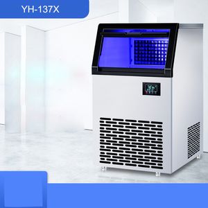 120 KG 380 W Commercial magasin de thé au lait petite machine à glaçons automatique grande capacité YH-137X appareils ménagers 220 V