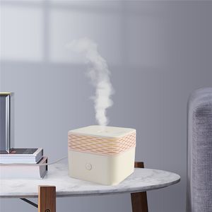 120 ml Etherische olie aroma diffuser elektrische lucht luchtbevochtiger USB Mini vierkante mist maker warm nachtlicht voor thuis slaapkamer