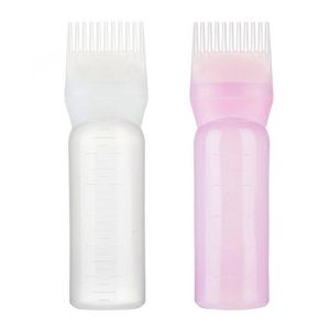 120 ml professionele hete haar kleurstof fles applicator borstel dispenseren salon haar kleuring verven droge schoonheid sqcdcr