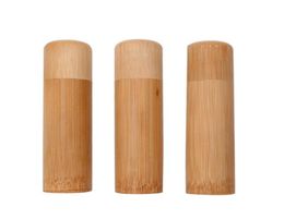 120 mm 130 mm 160cm 190cm longth Boîtes de rangement de tonneau à thé vide Récipient Cylindre Portable Bamboo Tube Candy Pot9740589