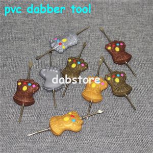 120mm dab tool kit Wax dabber tool set Boîte en aluminium emballage vax atomiseur titane nail dabber outil Pour stylo vaporisateur d'herbes sèches