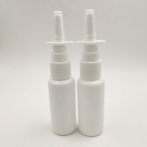 Bouteilles de pulvérisation nasale médicale en plastique blanc, 30ML/1oz, 120 pièces, récipient de pulvérisation à pompe, Pot de flacon pour Applications de lavage Otrxc