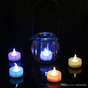 Velas de té LED de 120 Uds., luz sin llama, amarillo, azul, rojo, blanco cálido, funciona con pilas, boda, cumpleaños, fiesta, decoración de Navidad