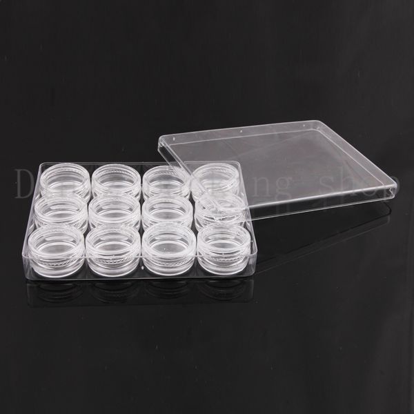 120 pcs/lot 3g petites bouteilles vides rechargeables cosmétiques en plastique fard à paupières maquillage visage crème Pot Pot conteneur bouteille