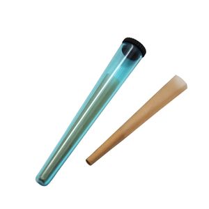 120 Pcs/lot cône étuis à cigarettes cône mauvaises herbes stockage tube de tabac tube étanche à l'air en plastique dur boîte à pilules fumer support de roulement accessoires de fumer