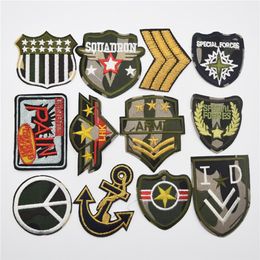 120PCS Set Camouflage Brassard Badge Broderie Magic Chapter Patch283K