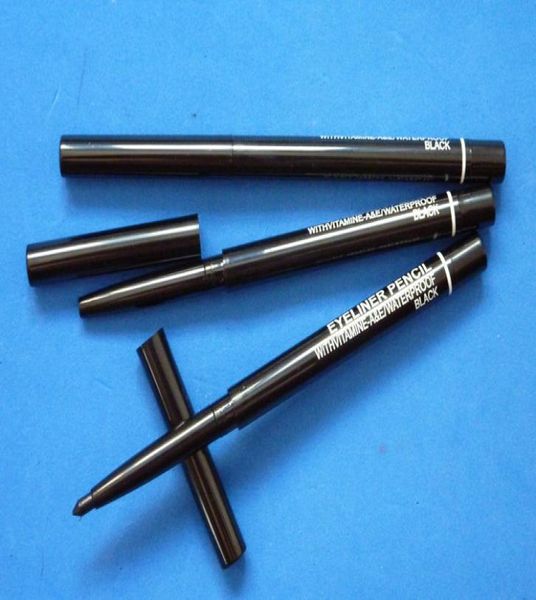 120pcslot Pro maquillaje rotativo retráctil gel negro delineador de ojos de belleza Pencil de belleza Eyeliner7823375