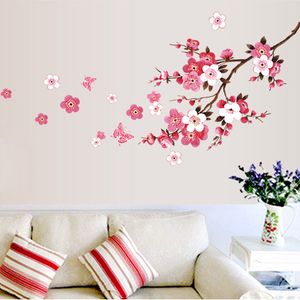 120x50 cm fleur de cerisier fleur Stickers muraux étanche salon chambre stickers muraux 739 décors peintures murales affiche