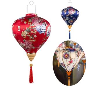 Lanterne classique imperméable en soie, 1210 pouces, Style chinois, décoration suspendue pour fête du Festival de printemps du Vietnam, mi-automne, 240119