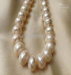 Perlas cultivadas de agua dulce blancas de 1213 mm, perlas redondas sueltas, círculos naturales de 15 pulgadas253G7789505