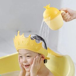 123pcs Juego de champú de baño para bebés Capa de ducha de natación Cabeza de agua Cubierta de agua Agualización de bocina Cabello de lavado 240515