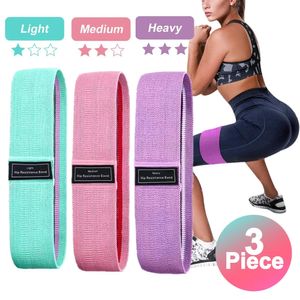 123pcs Bands élastiques bandes de résistance de fitness Yoga Pilates Hip Circle Expander Bands Gym Training Training Home Workout Equipement 240419