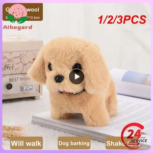 123pcs simulation électronique pour animaux de compagnie Smart Dog Walk Bark Nod Wag Tail Electric Plux Animal Baby Kid Toy Gift Christmas 240319