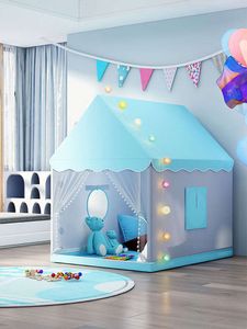 125 * 100 * 130cm bébé jeu Portable Teepee Enfant tente rose Blue Kids intérieur Toy Princess House Gift BC6135
