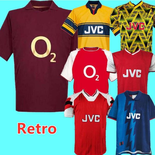 125 TH Retro CAMISETA DE FÚTBOL HIGHBURY CAMISETA DE FÚTBOL CASERA PIRES HENRY REYES 02 03 05 06 98 99 BERGKAMP FABREGAS VIEIRA 11 12 94 95 ADAMS Persie 96 97 Galla 86 87 89 WRIGHT