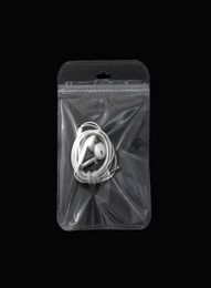 12517cm Clear Zip Lock Plastic Pouchage Pouche de trou de trou de suspension Retail 100pcslot