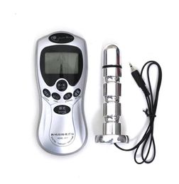 12525 mm seksspeeltje aluminium electro-anaal plug met elektriciteitskast Elektrotherapie anaalplug met powerbox Medisch thema-speelgoed8334764