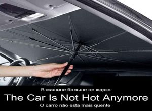 125 cm 145 cm pliable voiture pare-brise pare-soleil parapluie voiture couverture UV pare-soleil isolation thermique fenêtre avant Protection intérieure Y2208275460