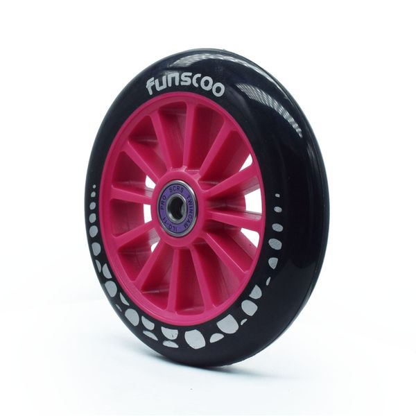 Ruedas de scooter de 24 mm de 125 mm para la rueda de patinaje de patinaje de scooter de 2 ruedas zapatos Ruedas 125 neumáticos 88a PU 2 PC/LOT