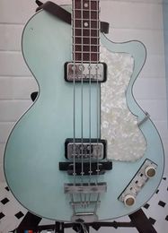 125e verjaardag 1950039s Hofner Contemporary HCT 5002 Viool Club Bass Lichtgroene elektrische gitaar 30quot korte schaal Wh2898683