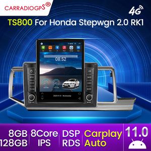 128G Android 11 Car DVD-speler voor Honda Stepwgn 2009-2015 Multimedia Stereo Navigation GPS Video Radio IPS Playstore BT
