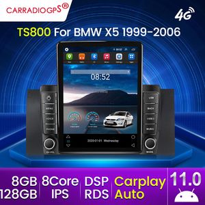 128G IPS DSP RDS 2 Din Android 11 Carplay Auto Radio Dvd de Voiture pour BMW X5 E39 M5 1999-2003 2006 Lecteur Multimédia 4G GPS Stéréo