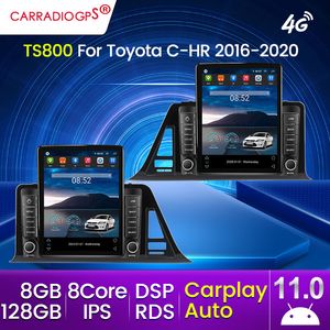 128G WIFI autoradio Dvd pour Toyota C-HR 2016-2020 lecteur vidéo multimédia Android 11 DSP Auto Carplay 2din pas de DVD