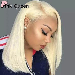 12a 180 Dichtheid 613 Blonde Bob Lace Frontale Haarpruiken Bob Lace Pruiken voor vrouwen recht Braziliaans haar