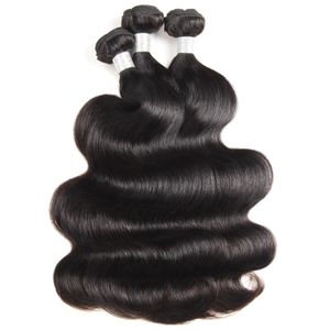 Ishow 12A Extensiones de cabello humano sin procesar de onda suelta 3/4 paquetes Kinky Curly Body Brasileño Peruano Malasio Indio Tejido de cabello Tramas para mujeres Todas las edades Color natural