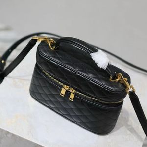 Sac à bandoulière noir de qualité miroir 10a Mini Mini Femmes en cuir réel sacs matelassés de luxe sacs à main