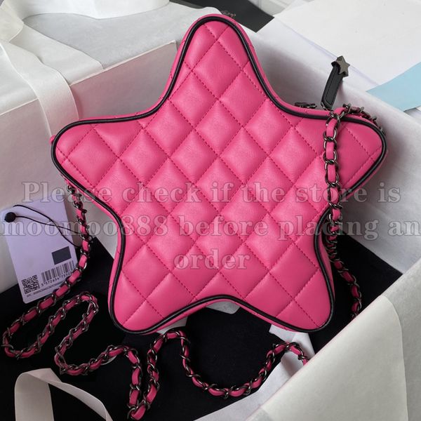 12A All-New Mirror Quality Designer Luxurys Star Sac Handbags Womens Petits sacs de fête en cuir authentique