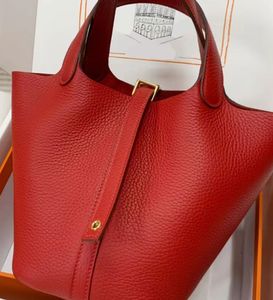 12A Spiegel Kwaliteit Luxe merk Mini tassen Designer Handtas Origineel lederen volledig handgemaakte mini Groentenmand tas 18cm met originele geschenkdoos