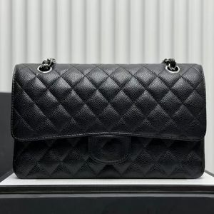12A Mirror Quality Top Designer Spillie CC CF Double Flag Handbag Body Handsbag Boss Femmes Boîtes à cuir authentique importées officielles