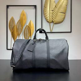 12a Upgrade Mirror Quality Design Bag schoudertas 45 cm 50 cm 55 cm dames canvas tassen mode zwarte bloem portemonnee luxe handtas crossbody riem met doos