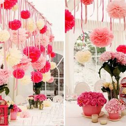 12 cm/15 cm/20 cm/25 cm/30 cm/35 cm (4-14 inch) bruiloft decoratief papier pompoms pom poms balls feest huisdecor tissue verjaardag decor