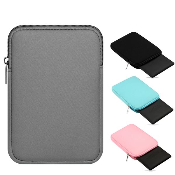 12 cm * 16,5 cm Case de manche à doublure souple pour 6 pouces Kobo Clara / Kobo Nia / Kobo Clara 2e 6 '' Sac à glissière en ereader