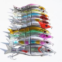 12cm 21g Multi-secties Kunstaas Minnow Zee Kunstmatige 5 Segmenten Vis Hard Aas