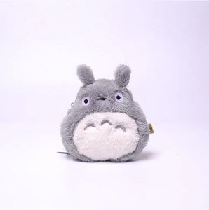 Porte-monnaie en peluche Totoro de dessin animé 12cm, jouet japonais Kawaii, poupée Totoros, personnage de film mignon, cadeau d'anniversaire pour enfants